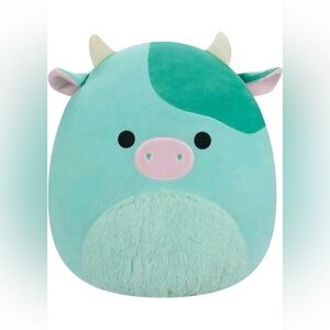 New Never Opened Squishmallow Seamus the Cow 14” Rare Tag Squishmallows